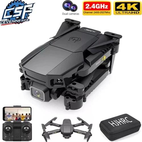 2021 New HJ78 Mini Drone 4k Professional HD Dual Camera Rc Drone WIFI FPV Drone Height Keeping Rc Four-Axis Helicopter Boy Toys