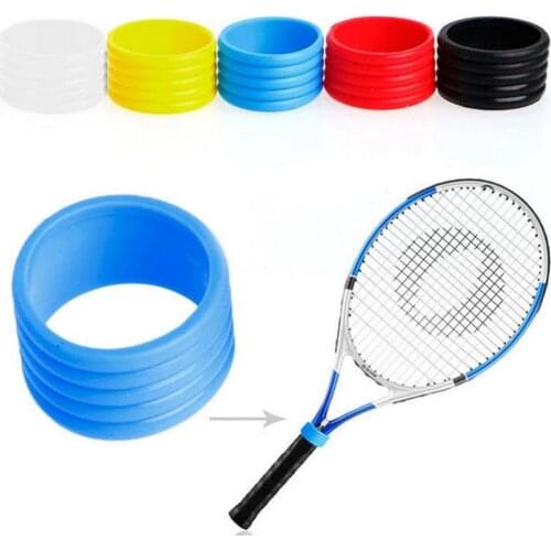 Tennis Racquet Band Easy and convenient to use 5Pcs Sport Racket Handle Rubber Ring Stretchy Tennis Racquet Band Overgrips