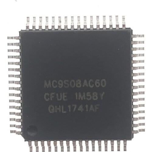 5PCS MC9S08AC60CFUE MC9S08AC60 9S08AC60 9S08 QFP New and original