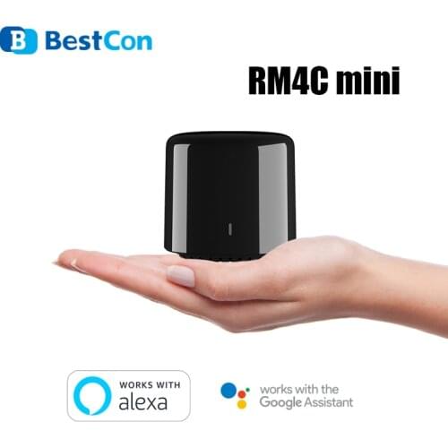 Broadlink RM4C/RM4 Mini Smart Home Automation WiFi/IR/4G Wireless Controller Voice Control Compatable With Alexa Google Home