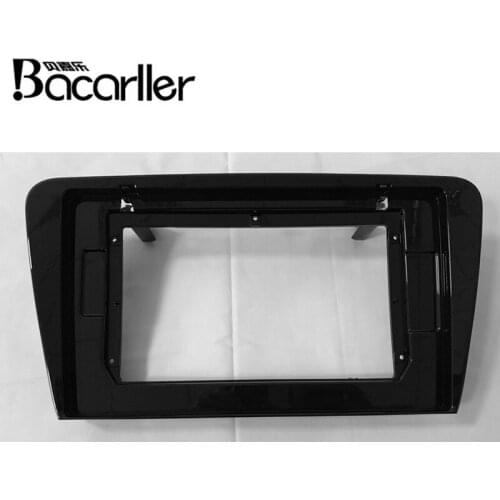 10.1inch car Fascia For SKODA OCTAVIA 2014-2017 Double Din Car dvd frame Adaptor Panel dash Mount Installation car fascias