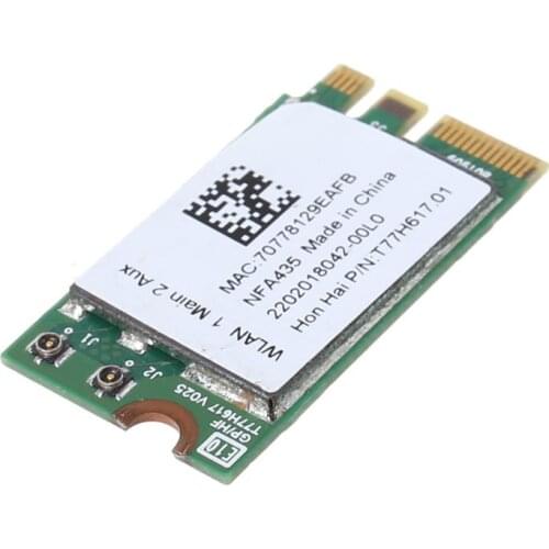 Wireless Adapter Card for QCA9377 QCNFA435 802.11AC 2.4G/5G NGFF WIFI WLAN Card Bluetooth 4.1 for PC Computer