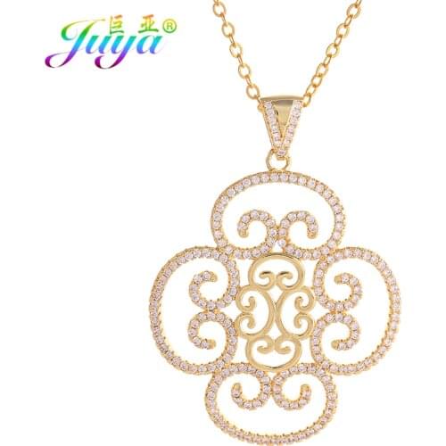 Dropshipping Austrian Crystal Hollow Chinese Knot Charm Pendant Necklaces Micro Pave Zircon Fine Jewelry Necklace For Women