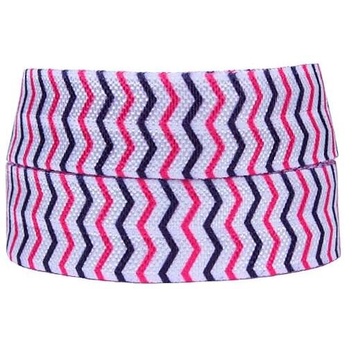FLRA ElasticWholesale chevron fold over elastic ribbon for hair ties