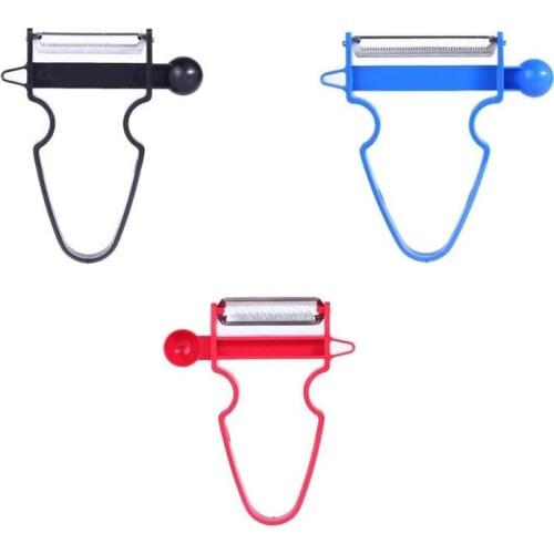 Creative Three-piece Set ABS Pattern Vegetable Slice Grater Stainless Steel Multi-function Kitchen Gadget Paring Knife