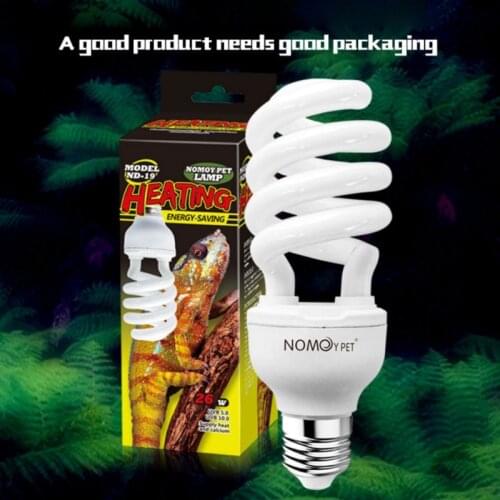 Reptile Succulent Plant Calcium Sun Lamp With 26W UVB Energy-Saving Tortoise Lizard Habitat Lighting Turtle Snake Lguanas Pet