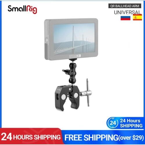 SmallRig Multi-Functional Crab-Shaped Clamp with Ballhead Arm For DJI stabilizer/Freefly Stabilizer/Video C-stand Clamp Kit-2161