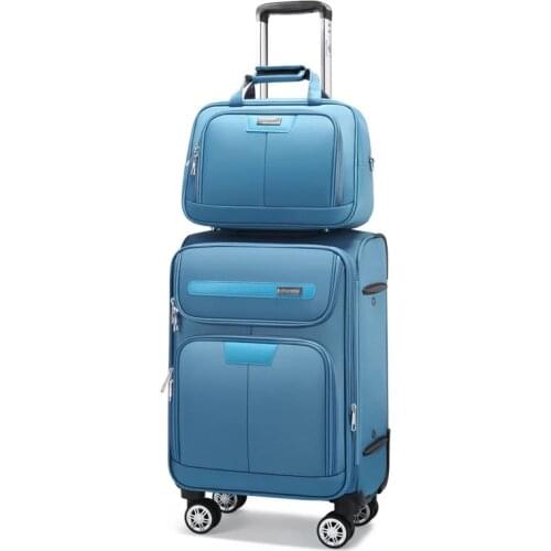 Men Business luggage series 20/22/24 inch nylon Handbag Rolling Luggage sets,Women Spinner brand Travel Bag Trolley Suitcases