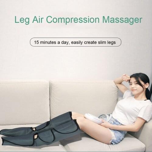NEW Leg Air Compression Massager Heated for Foot electric hot compress rechargeable physiotherapy instrument beauty leg massager