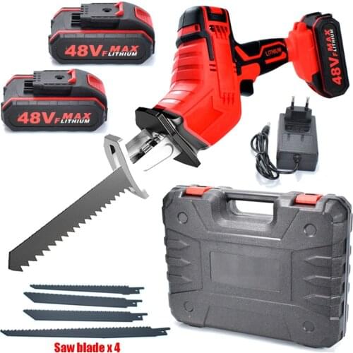 Chainsaw Cordless Reciprocating Saw mini jigsaw Adjustable Speed Jig saw Wood Metal PVC Pipe Cutting wireless saw garden tool