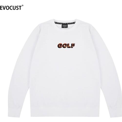 Retro Golf Wang no violence Tyler The Creator Streetwear Hip Hop Sweatshirts Hoodies men women unisex Combed Cotton