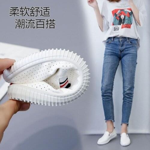 Zapatos De Mujer Fashion Women Lightweight Sneakers Outdoor Sports Breathable Leather Comfort Running Shoes Slip On Cheap