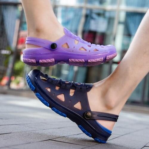 Sandals for Women Men Breathable Beach Shoes Fashion Garden Clog Aqua Shoes Trekking Wading Size 36-45