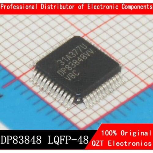 10pcs/lots DP83848 DP83848VV DP83848CVV DP83848IVV QFP-48 In Stock
