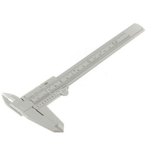 150mm Vernier Caliper Mini Portable Waterproof Plastic Caliper Woodworking Measuring Tool