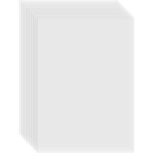 8Pcs FEP Film Transparent Release Film 280 x 200M Thickness 0.1mm, Used for Photon UV Resin 3D Printer