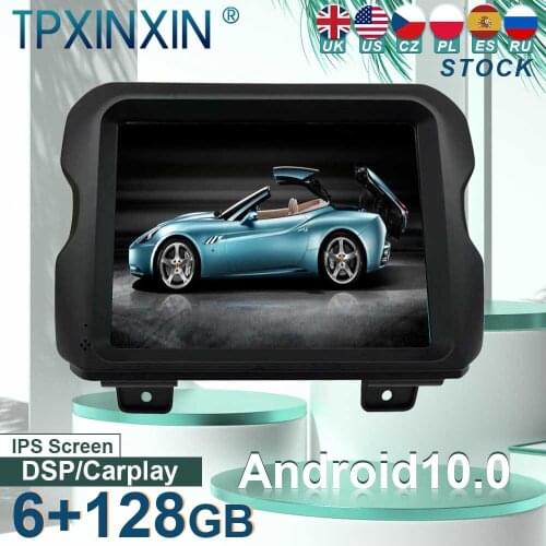 10.0 For Jeep Wrangler 2018 2019 2020 Android Car Stereo Radio with Screen Tesla Radio Player GPS Navigation Head Unit DSP