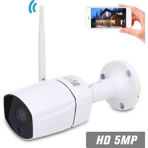 5.0MP Wireless HD WIFI IP Camera H.265 P2P Onvif Night View Motion Detection Phone APP Control Outdoor Waterproof Home Security