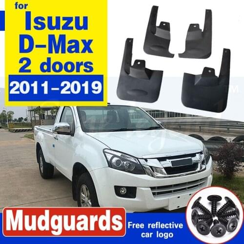 Mudflap Fender Mud Guard Splash Flap Mudguards Accessories For Isuzu D-Max 2-doors 2011~2019 2012 2013 2014 2015 2016 2017 2018