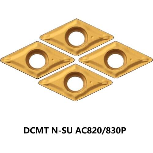 DCMT DCMT11T304N-SU DCMT11T308N-SU DCMT070204N-SU DCMT070208N-SU DCMT11T302N-SU AC830P AC820P Lathe Cutter Tools 100% Original