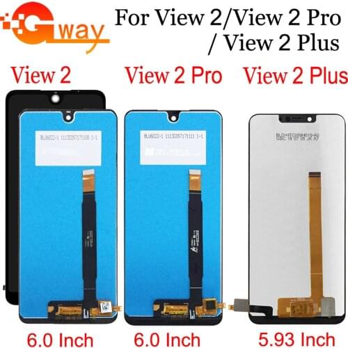 For Wiko View 2 / View 2 Pro LCD Display Touch Screen Digitizer Assembly For Wiko View 2 Plus LCD Display View 2 Go With Frame