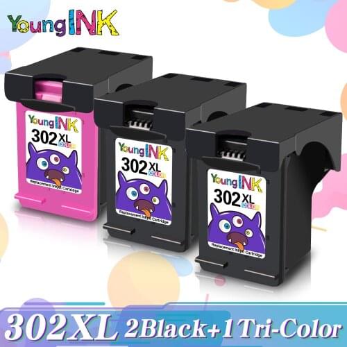 Ink Cartridge Replacement For HP 302 For HP302 XL Ink Cartridges Deskjet 2130 2131 2132 4650 4652 4654 4655 4656 4657 Printer