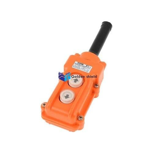 COB-61 Crane Pendant Control Station UP Down Hoist Push Button Switch