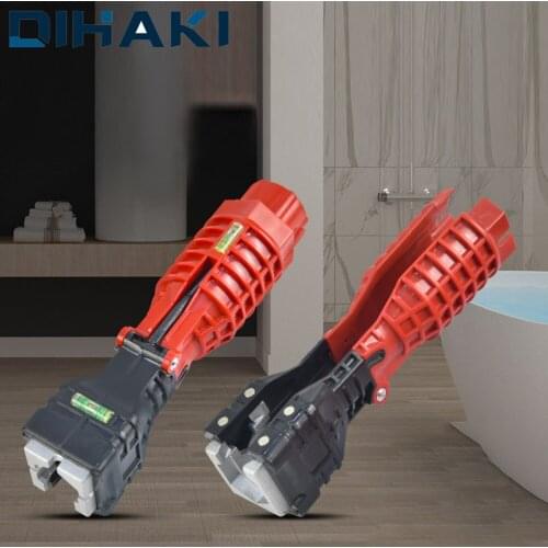 Kitchen Sink Pipe Wrench Multi-in-one Flume Wrench for Sink Faucet Plumbing Toilet Bath Tool Assembly Plumb Installation Wrench