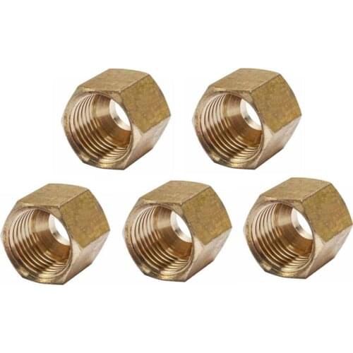 The 1/4" Brass Compression Nut, Brass Compression Fitting
