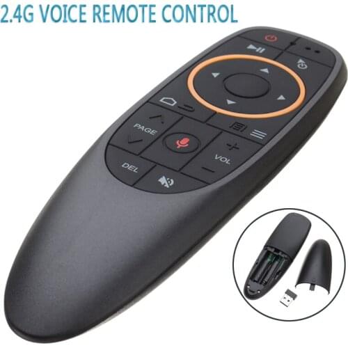 Mini G10 2.4Ghz Air Mouse Voice Remote Controller With USB Receiver Fit for Android TV PC Laptop Projector Smart Wireless Remote