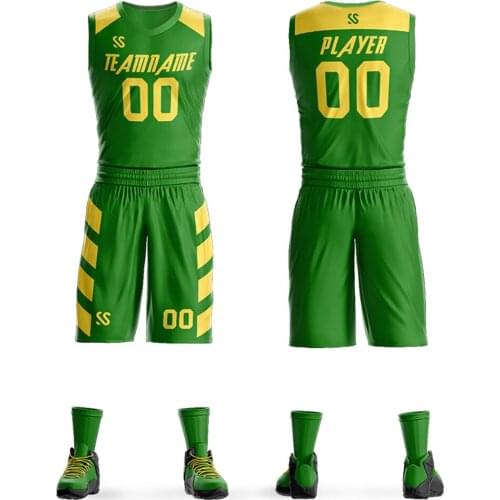 Custom Men Youth Basketball Jerseys Printed Reversible Mesh Performance Athletic Soft Team Uniforms for Sports Custom Men Kids