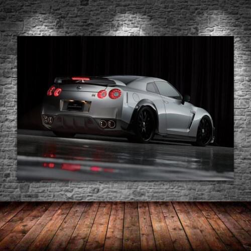 Nissan GTR R35 TUNING Supercar Coupe Vehicle Wall Art Pictures Canvas Paintings Art Posters and Prints Modern Home Decoration