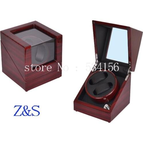 Single high gloss wooden automatic watch winder, watch winder display jewelry gift box