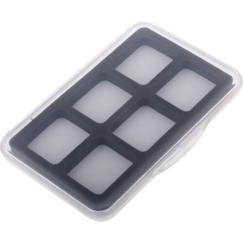 Clear Lid Fly Fishing Lure Baits Hook Box Tackle Storage Box Case 6 Compartments