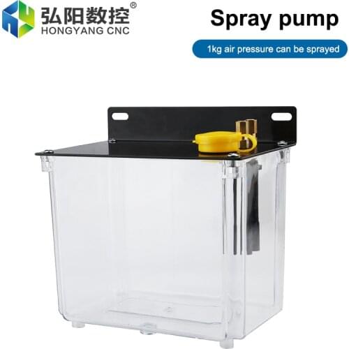 CNC Machine Tool Engraving Sprayer Metal Cutting Cooling Spray Oil Pump Lubricating Oil Transparent Spray 2 Liter Oil Can