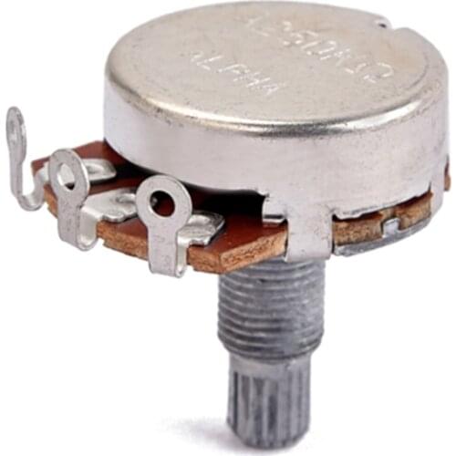 Tooyful 2pcs Alpha A250K Taper Potentiometer Control Guitar Tone Pots for Copper Electric Guitars Musical Instrument Accessory