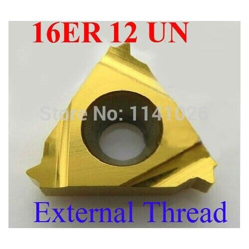 16ER 12 UN Carbide Threading Inserts External Threading Insert Indexable Lathe Inserts for Threaded Lathe Holder