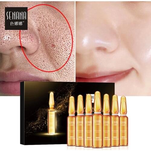 SENANA Ampoule Anti-Aging Face Serum Hyaluronic Acid 24k gold Nicotinamide Shrink pores Whitening Moisturizing Essence skin care