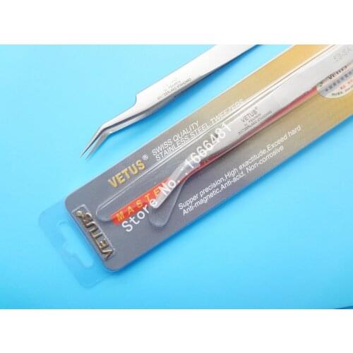 High Quality 10 pcs Eyelash Vetus Tweezers Repairing Maintenance Tools Vetus 5B-SA