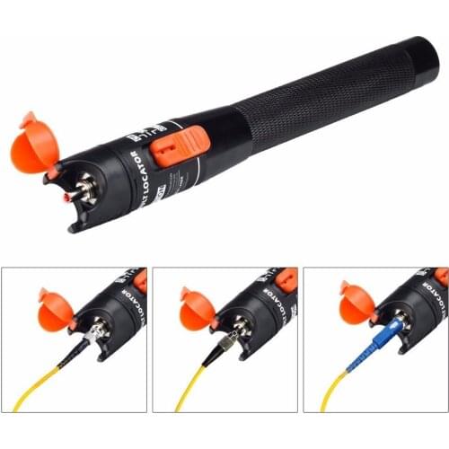 High Quality FTTH pen style fiber optic laser tester LC/FC/SC/ST Adapter fiber optica cable10MW CATV