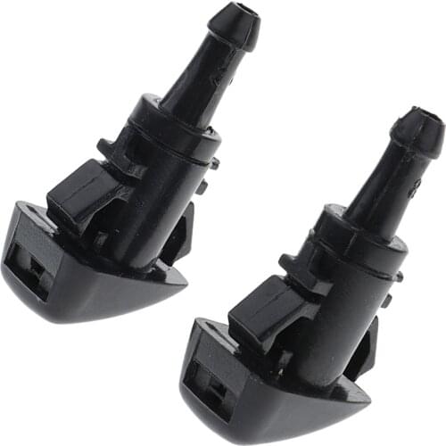 1 Pair Windshield Wiper Water Spray Jet Washer Nozzle for Chrysler 300C Jeep Efficiently Prolong The Wiper Blade Life Time