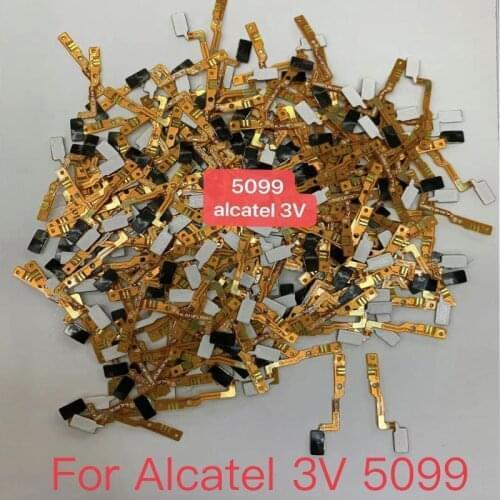 1pcs New Power ON OFF Volume Up Down Side Button Flex Cable For Alcatel 3V 5099 Power On Off Volume Switch Flex