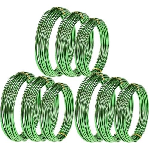 9 Rolls Bonsai Wires Anodized Aluminum Bonsai Training Wire with 3 Sizes (1.0 Mm,1.5 Mm,2.0 Mm),Total 147 Feet