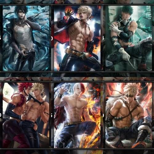 Full Square/Round Drill 5D DIY Diamond Painting "My Hero Academia Anime" Diamond Embroidery Cross Stitch Kits Home Decor Gift