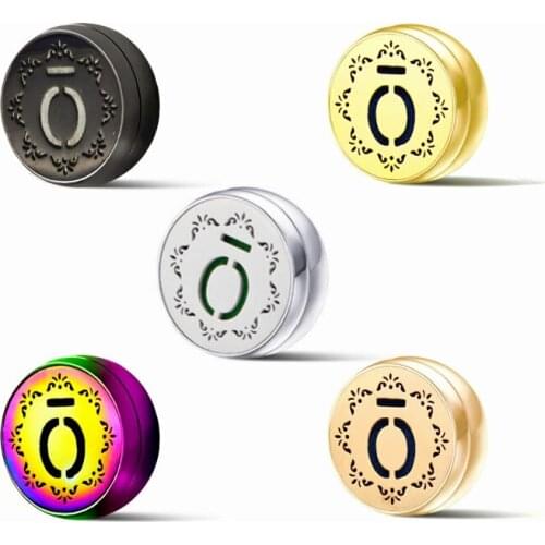 Face Aroma Clip Tie Buckle Cufflink Brooch Stainless Steel Diffuser Locket Magnetic Essential Oil For Kids Gift Drop Shopping