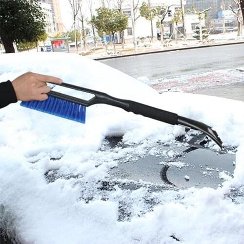 Car snow removal shovel with long cotton handle Car Vehicle Snow Ice Scraper Snow Brush Shovel Removal Brush