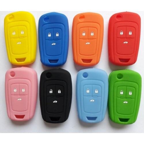 Key Cover For Vauxhall Opel Zafira Astra Mokka Insignia For Chevrolet Cruze Epica Lova Camaro Impala Aveo Remote Silicon CASE