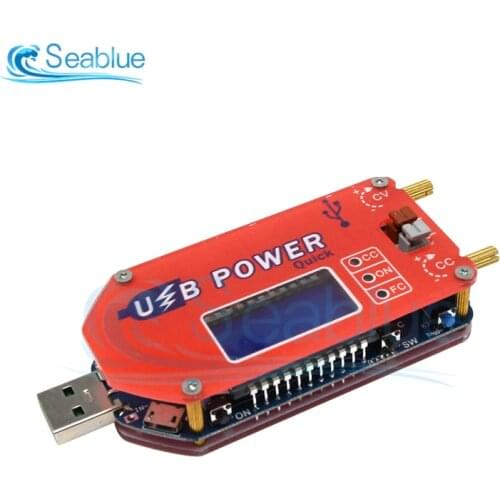 DP3A Digital Display USB Adjustable Power Module DC 1-30V 15W QC 2.0 3.0 FCP Quick Charge Buck-boost Power Supply Regulador