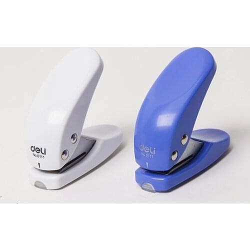 Deli 0111 mini 1 hole punch Lackadaisical portable pocket-size single hole punch loose-leaf diy 6mm standard punch