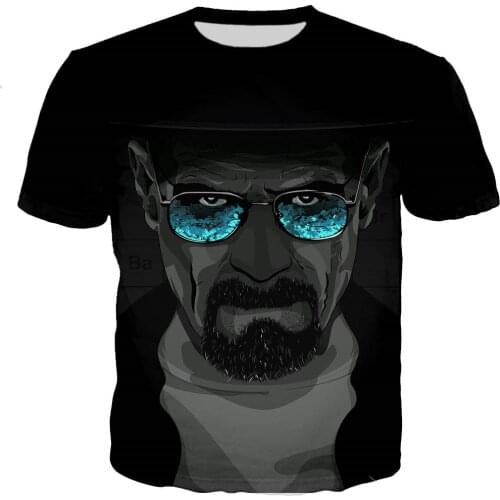 Breaking Bad TV Series Men/women New Fashion Cool 3D Printed T-shirts Casual Style Tshirt Streetwear Oversize Tops